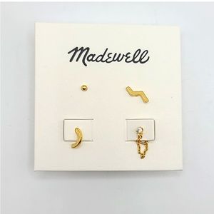 Madewell Gold Stud Earrings